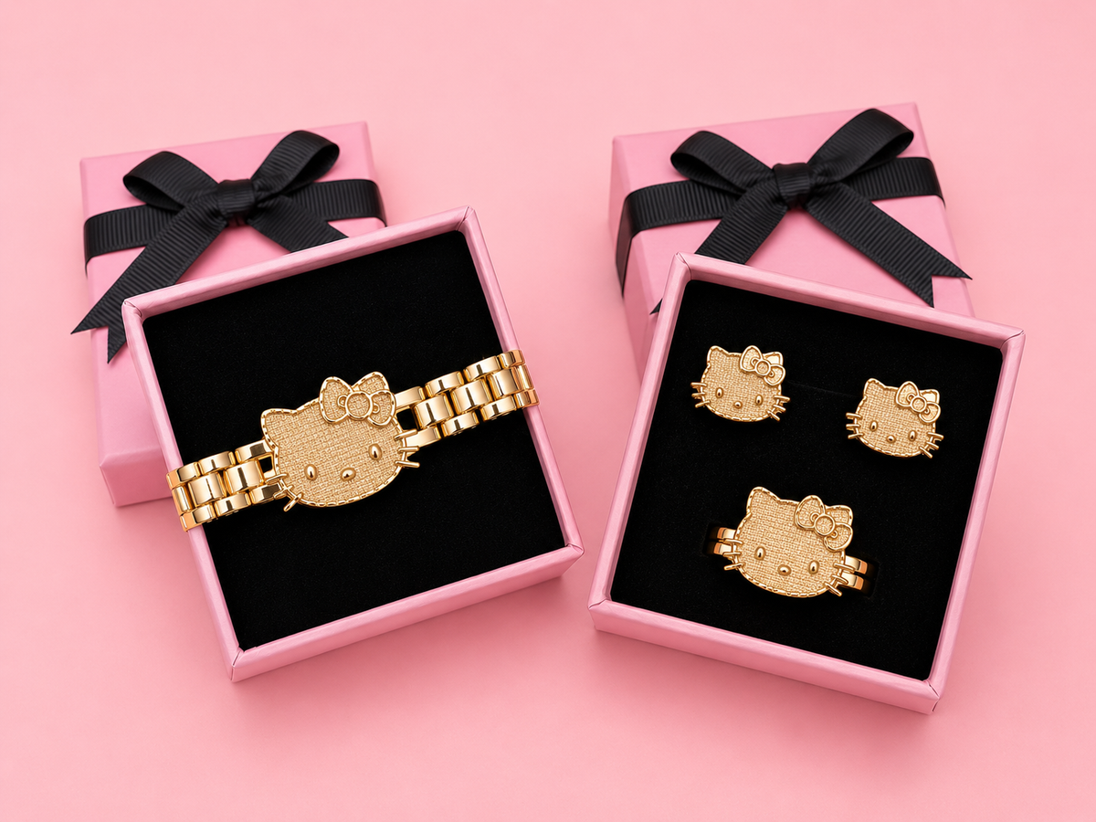 medium set hello kitty face