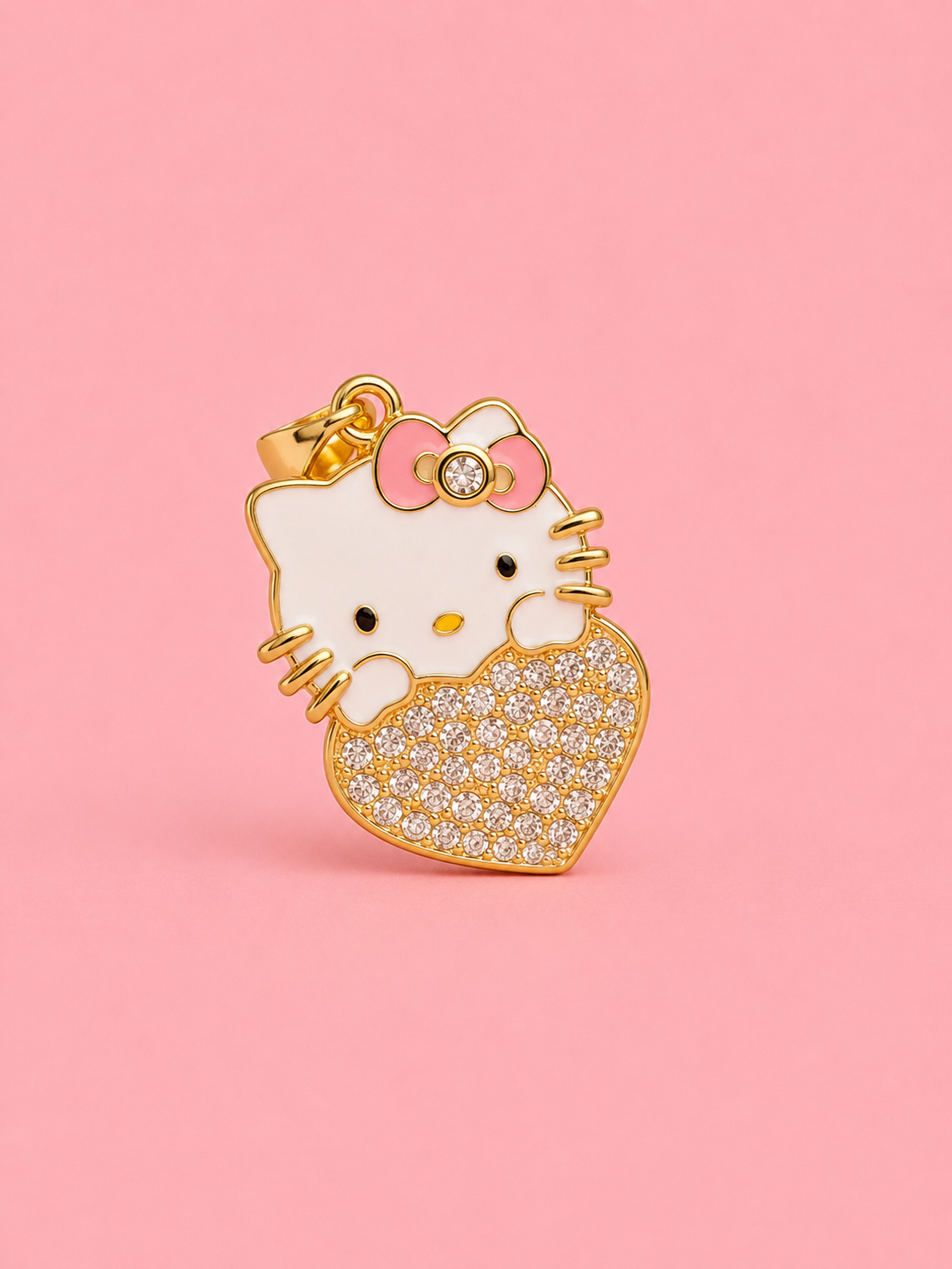 hello kitty charm with heart