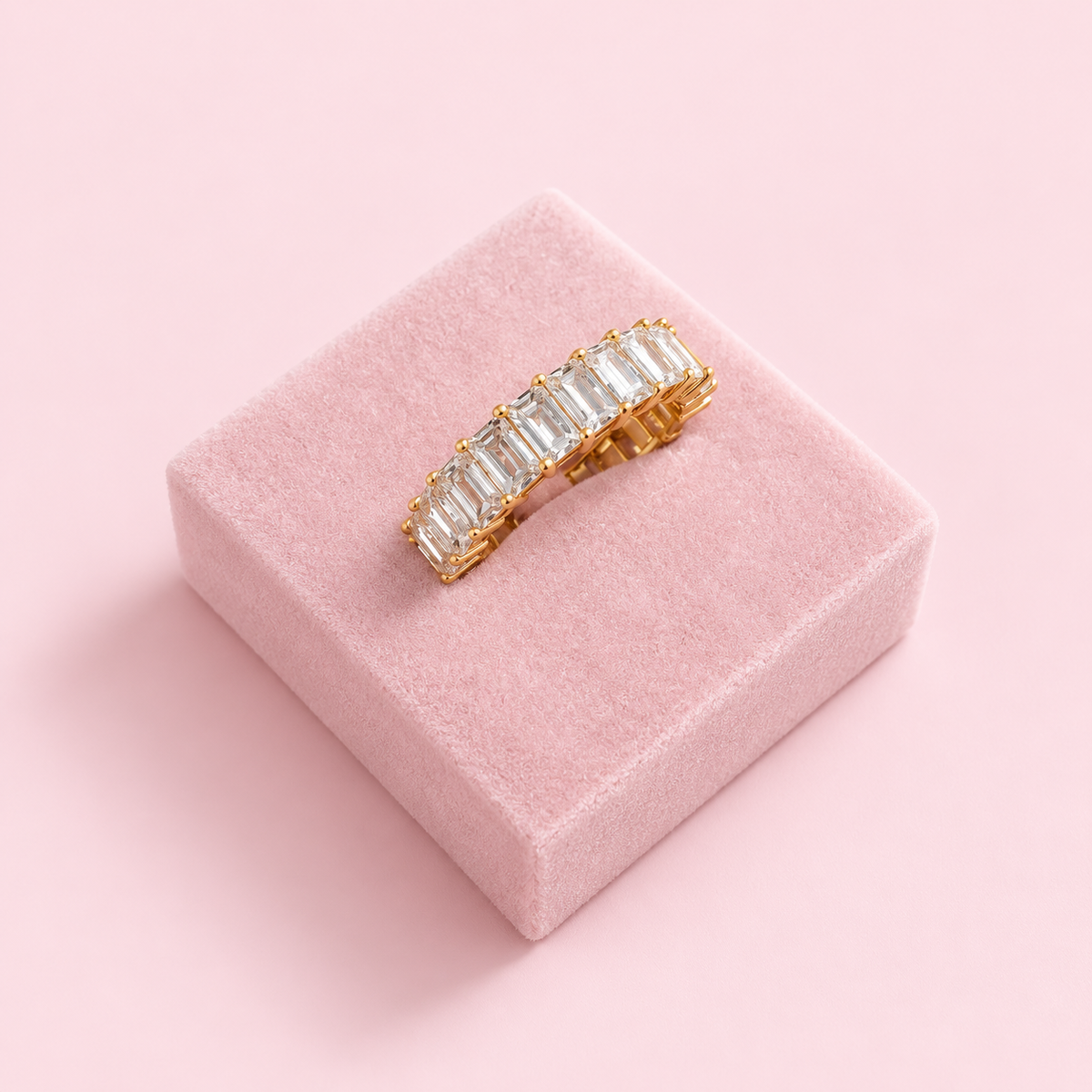 Gold cc band rings