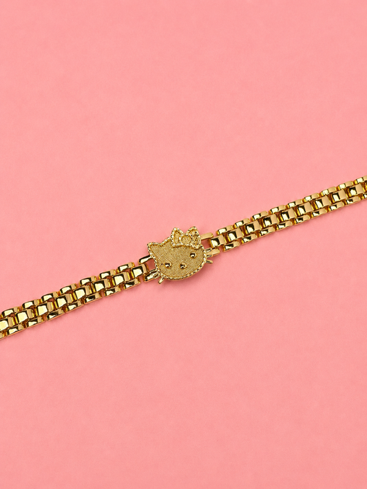 rolex bracelet with hello kitty face