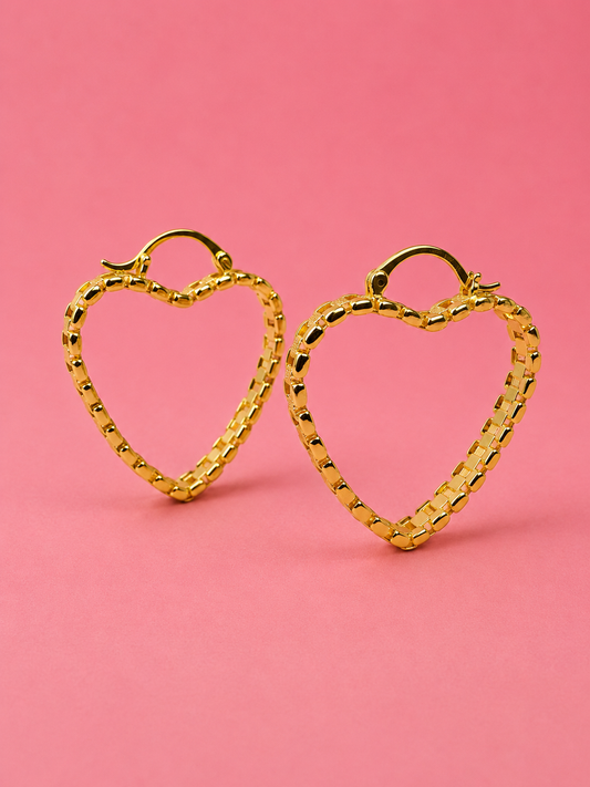 rolex heart hoops