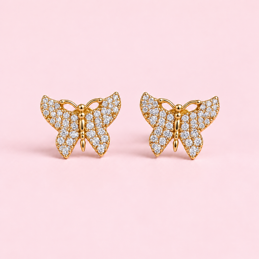 Butterfly cc earrings