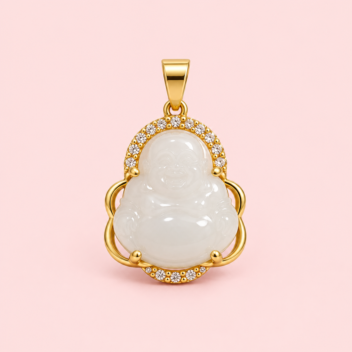 White budah charm