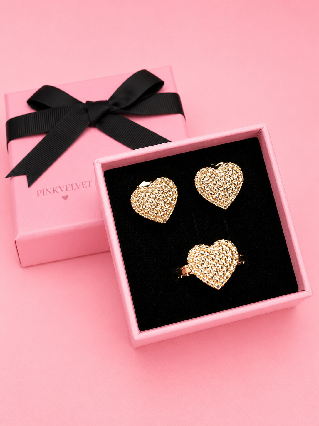 mini heart set (white)