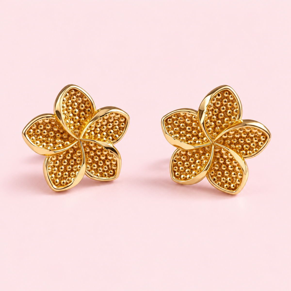 Hibiscus earrings