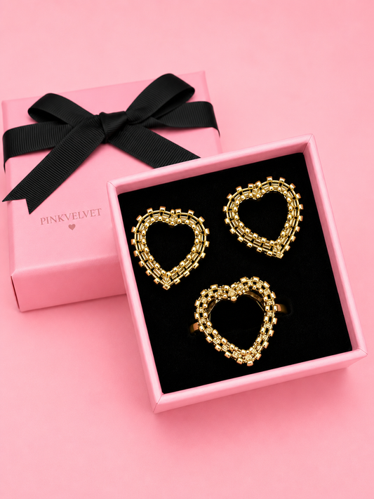 mini heart rolex set