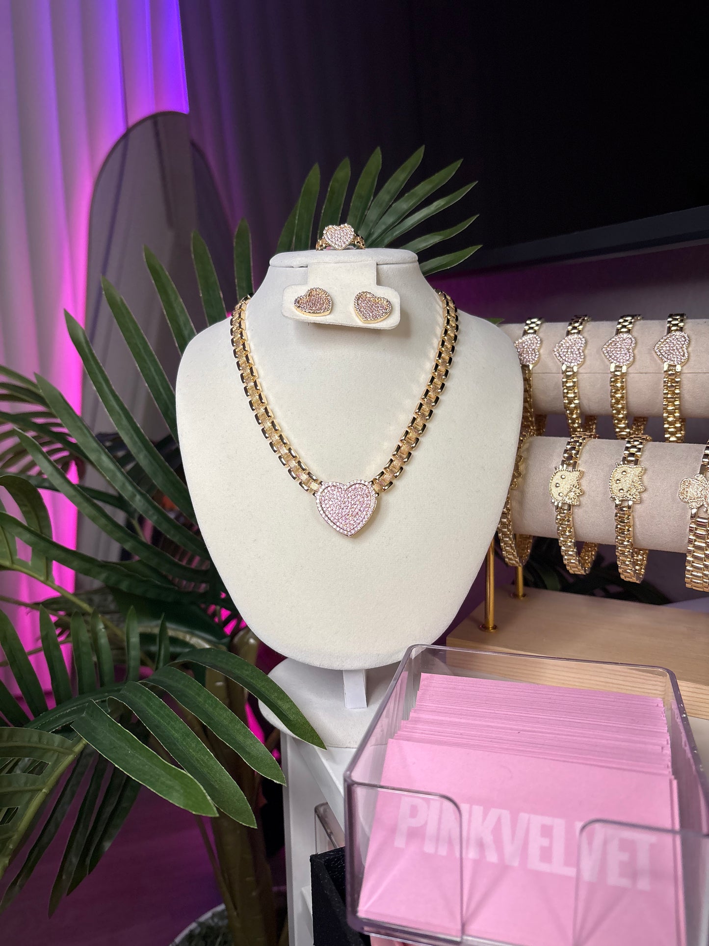 small heart rolex set